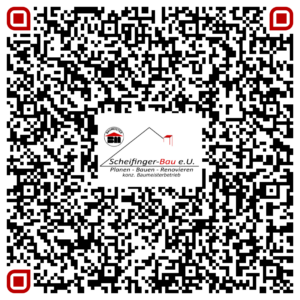 QR-Code Kontakt Scheifinger-Bau e.U.